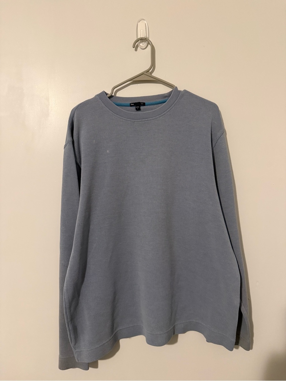 GAP Men's Crewneck Sweatshirt in Dusty Blue